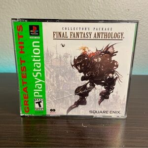 Final Fantasy Anthology (Playstation 1, 1999) PS1 Tested & Works Complete CIB